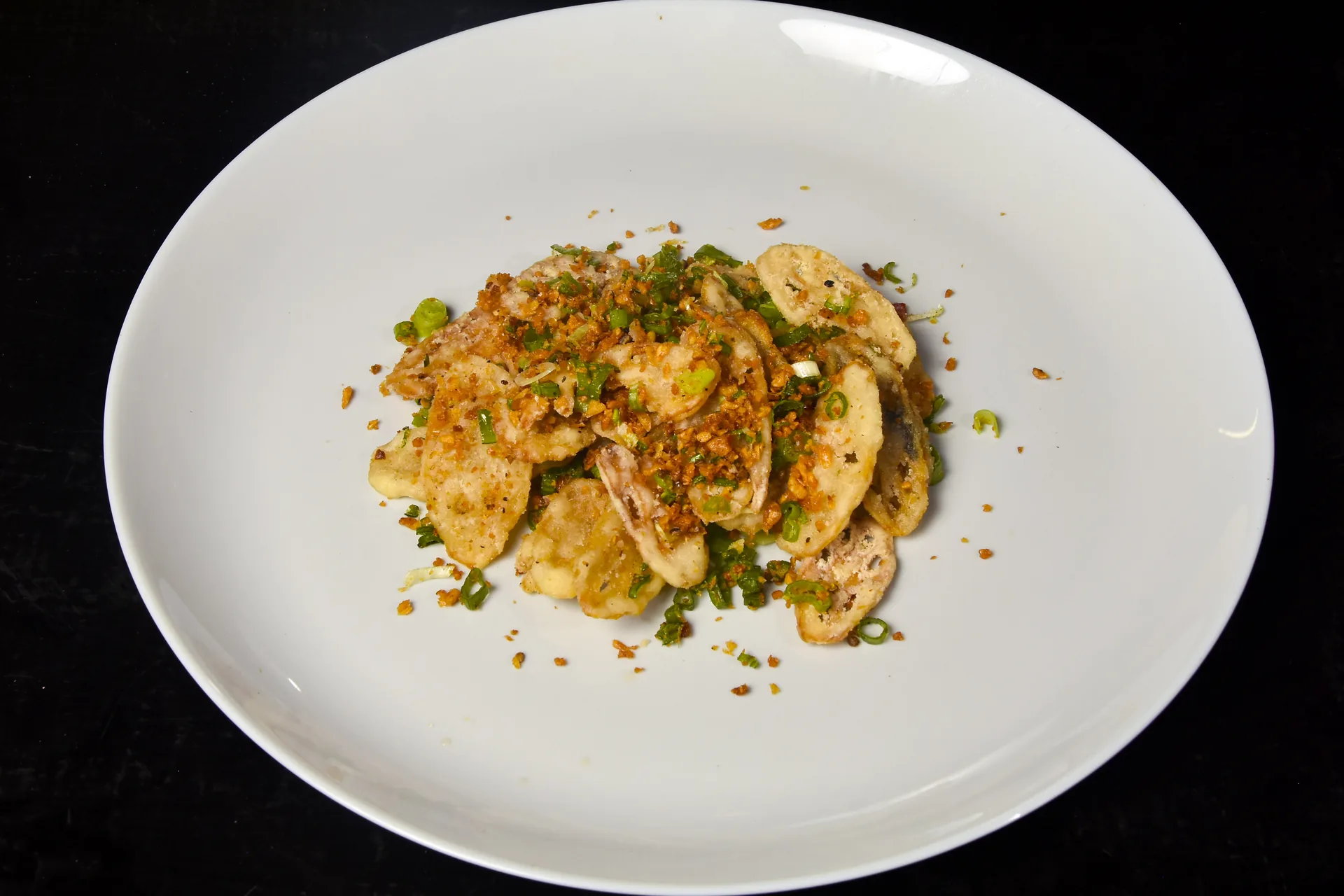 Crispy Lotus Stem with Salt and Pepper